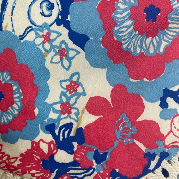 Lilly Pulitzer Pink & Blue Floral Skort Size 6 - Picture 5 of 9